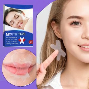 X-Shape Mouth Tape For Sleeping Transparent PE Sleep Strips OEM manufacturer