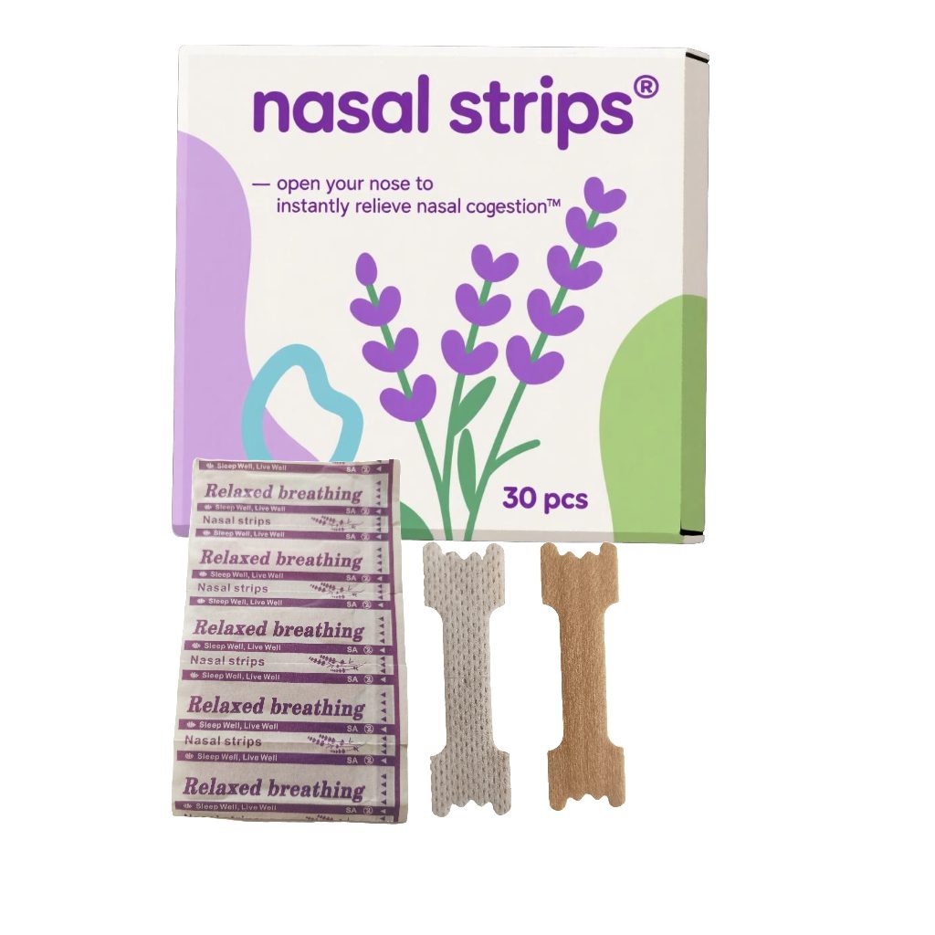 Gentle Nasal Strips for Sensitive Skin Lavender Scented Nose Strips For Snoring