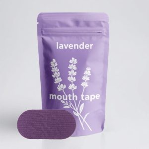 30 pcs lavender scented mouth tapes anti snoring sleep strips