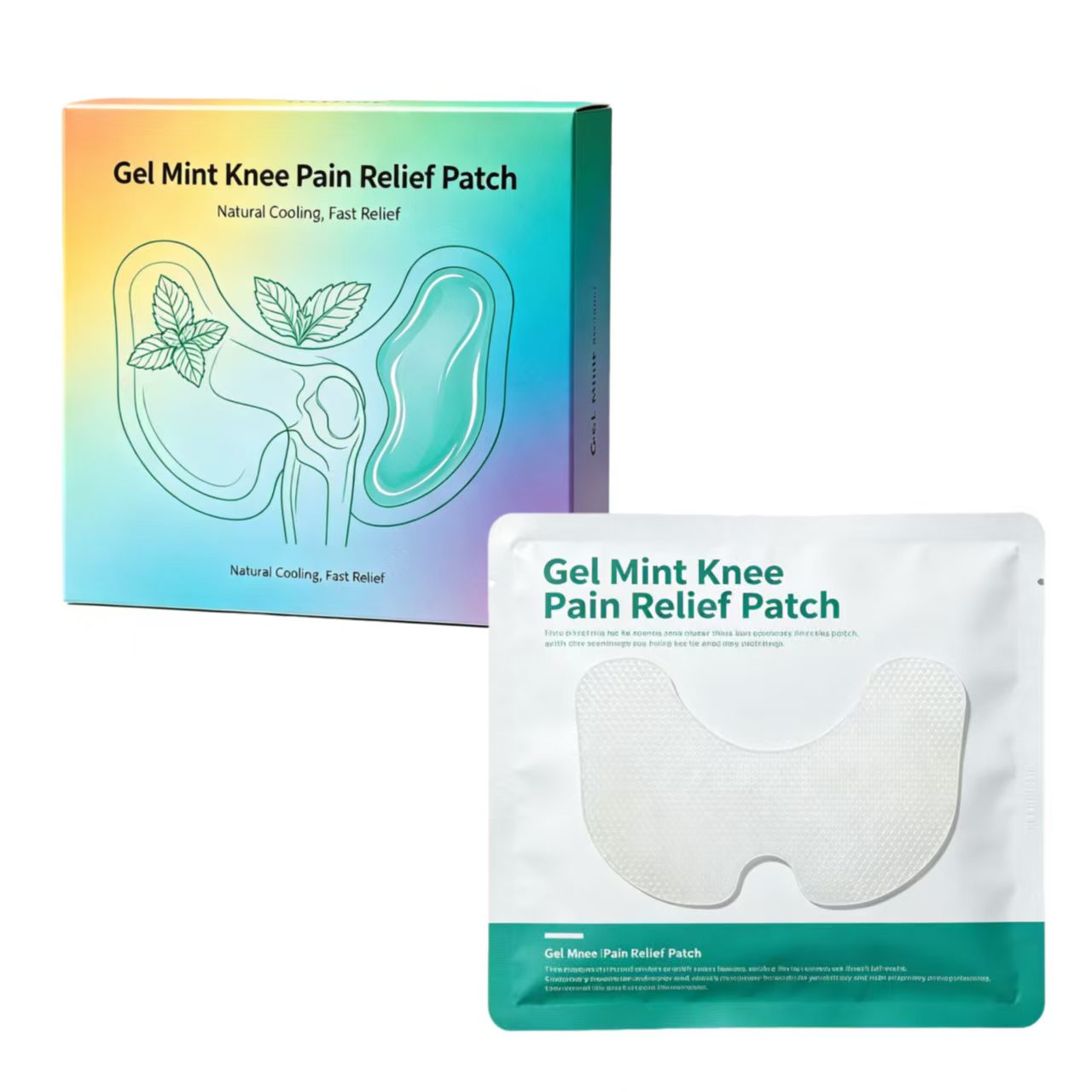 Customized formulation Mint Gel Knee Pain Relief Patch Instant Cold Therapy Pain Relief Patch Manufacturer - Image 4