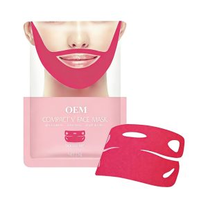 V-Line Chin Lifting Mask – Firming Jawline & Double Chin Reducer | Hydrating & Tightening Face Slimming Mask with Ear Hooks