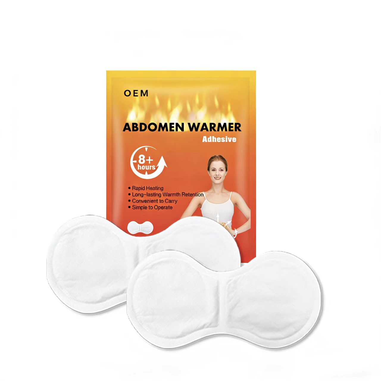 Custom Abdomen Warmer Patch – Self-Heating Heat Patch for Menstrual Relief & Stomach Comfort | Long-Lasting Body Warmer