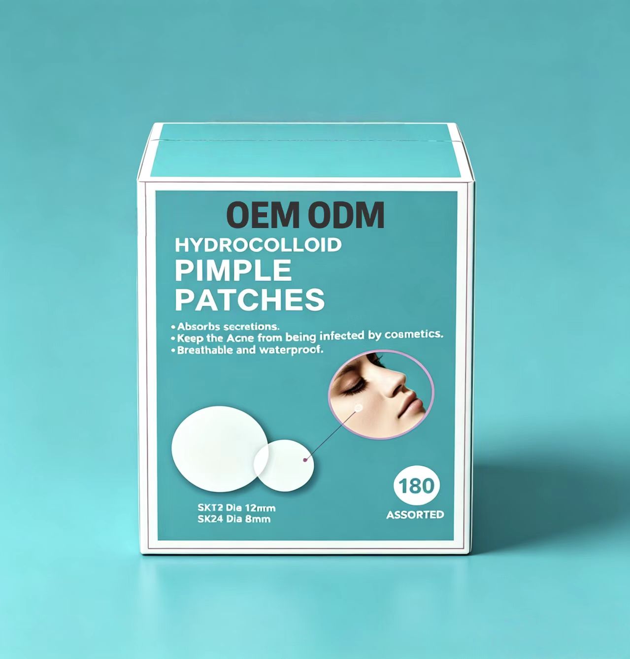 Custom OEM Ultra-Thin Hydrocolloid Spot Treatments (Low MOQ)
