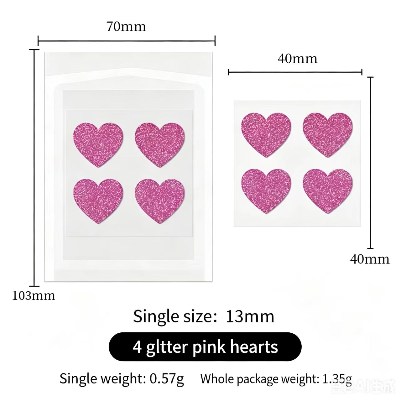 Custom Star and heart Shape Hydrocolloid Pimple Patch for Beauty Brands - Image 2