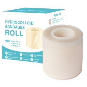 Private Label Cut-to-Size Hydrocolloid bandage Roll Custom Hydrocolloid Roll for or Acne, Blister & Wound Care